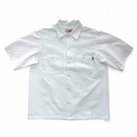 POLY DYED SEERSUCKER STRIPE S/S SHIRTS