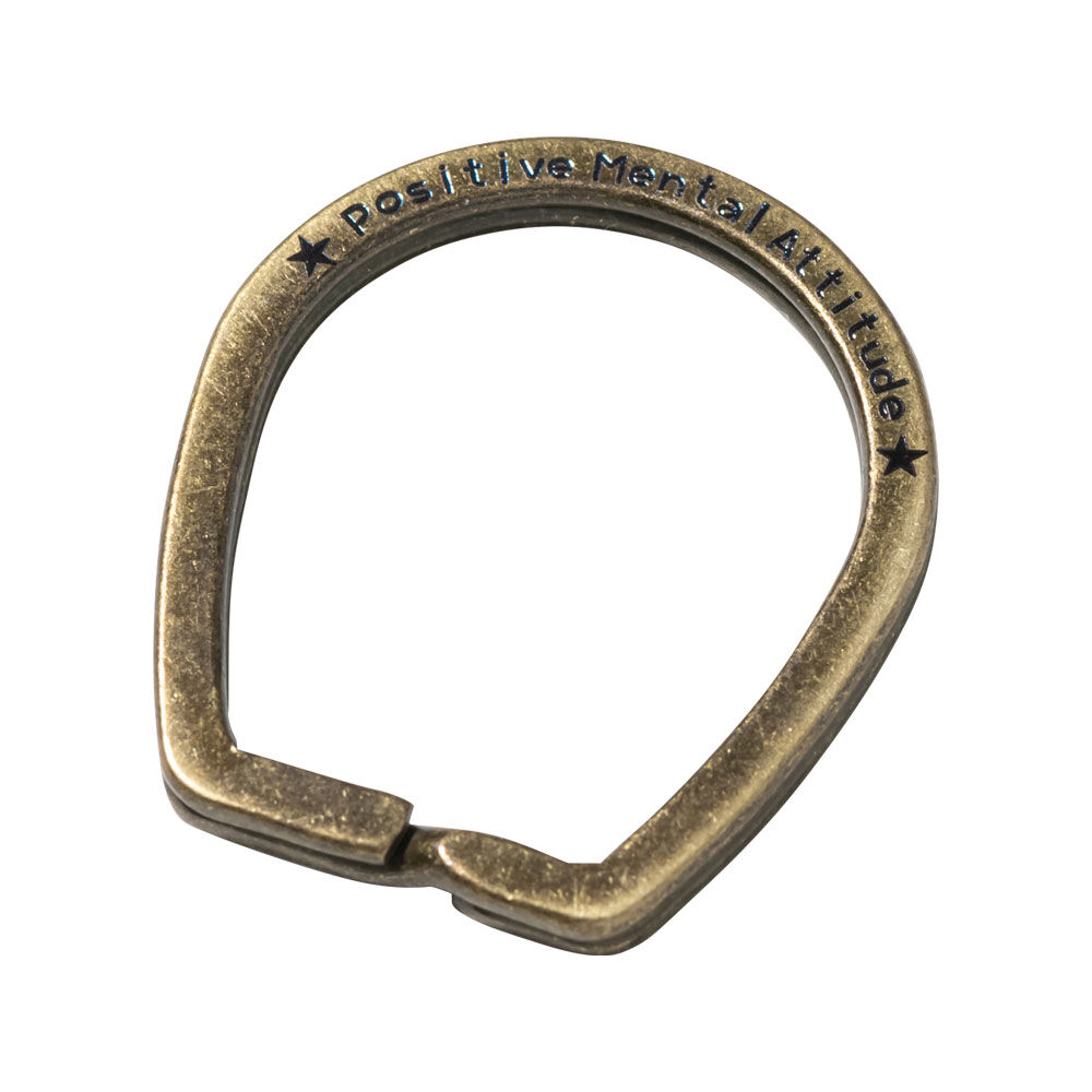 Horse Head Buttonworks Horseshoe Brass Key Ring Clutch Cafe LONDON
