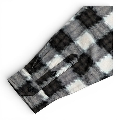 SHADOW PLAID ZIP SHIRTS JACKET