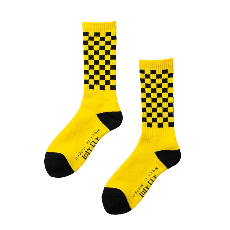 CHECKER SOCKS | 坩堝-RUTSUBO- ONLINE SHOP