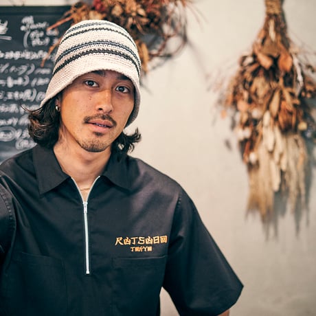 尺凶丁己凶日回  HALFZIP SHIRTS