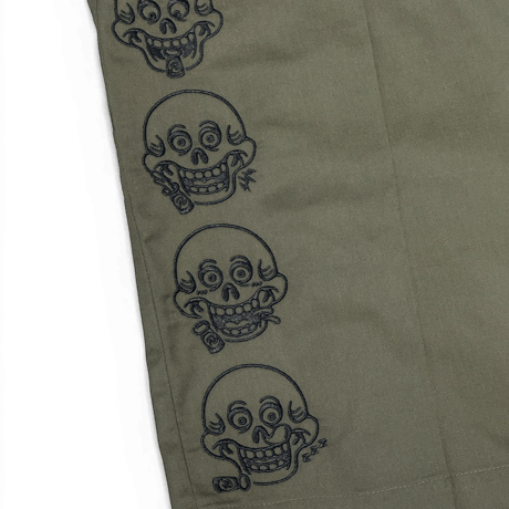 Kenny Skull Loose Fit Shorts (RUTSUBO×KENTARO YOSHIDA)