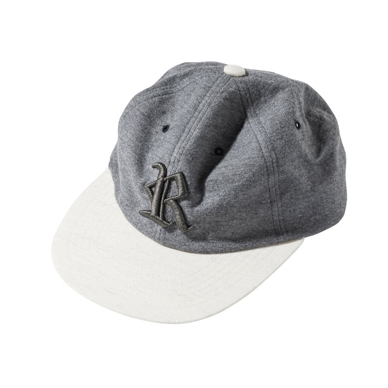 OLD R MELANGE 6PANEL CAP | 坩堝-RUTSUBO- ONLINE SHOP