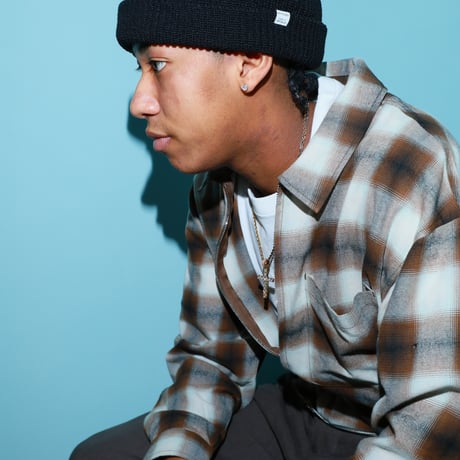SHADOW PLAID ZIP SHIRTS JACKET