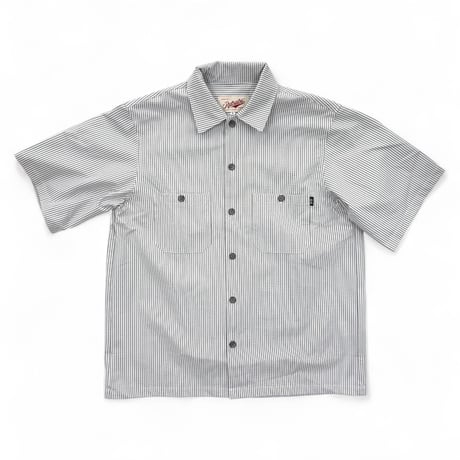 POLY DYED SEERSUCKER STRIPE S/S SHIRTS