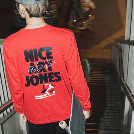 NICE ART JONES LS T-SHIRTS（RUTSUBO×ALLRAID)