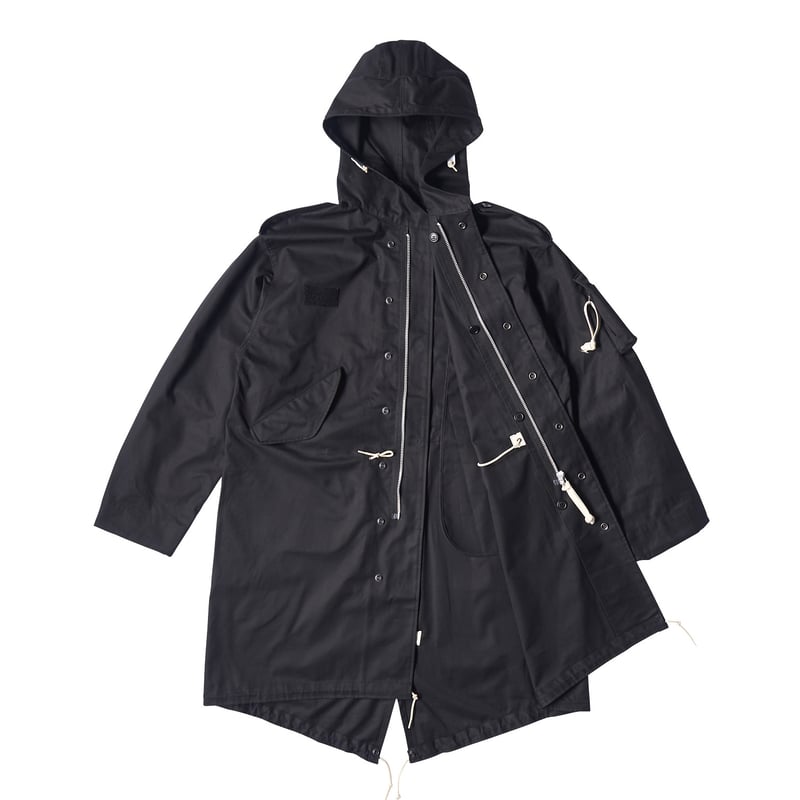 M51 HIGH DENSITY GABA SHELL PARKA | 坩堝-RUTSUBO- 