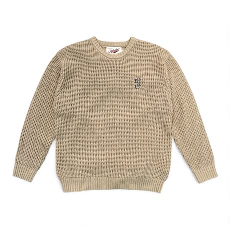 OG CREWNECK WAFFLE KNIT