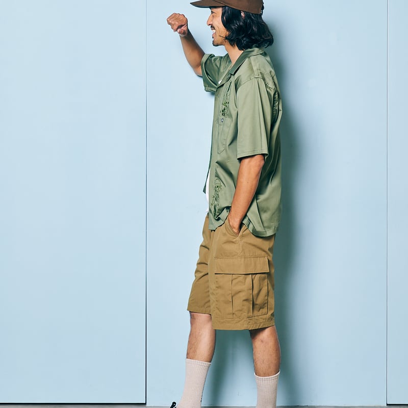 yumさま YUMYUM OPEN COLLAR SHIRT（ZECS） | 坩堝-RUTSUBO- ON