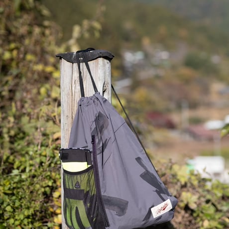 さむばでべるでい DRAWSTRING BAG (RUTSUBO×JUN INOUE)