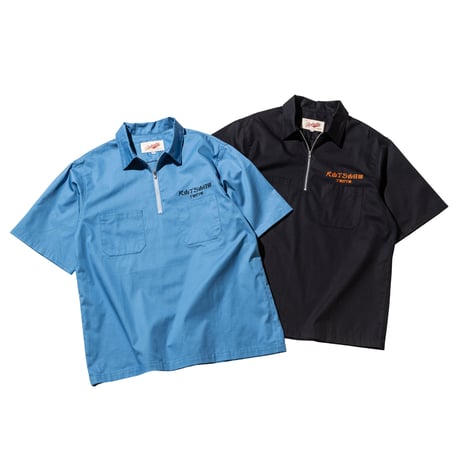 尺凶丁己凶日回  HALFZIP SHIRTS