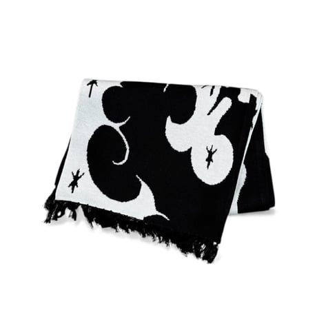 Yu-Un JACQUARD SCARF （RUTSUBO× LOW MOROMI）