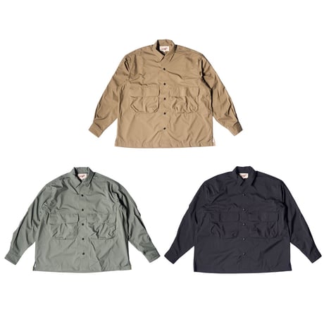 TECH ３LAYER OPEN LS SHIRTS
