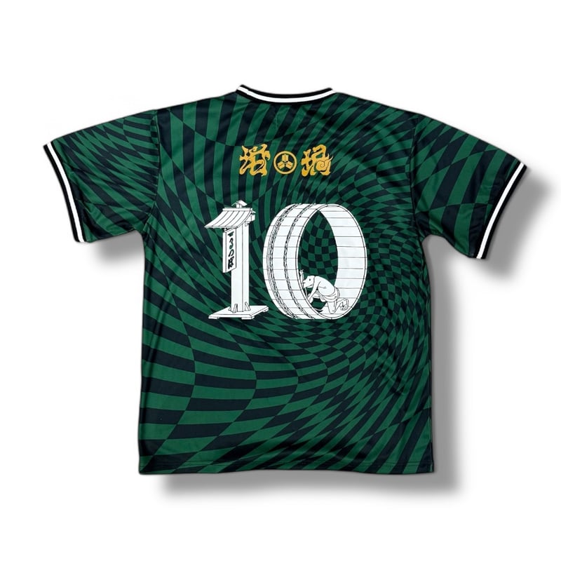 早稲田大学ア式蹴球部 練習着 半袖 asics TA2041 坩堝ア式蹴球部 T-SHIRTS （RUTSUBO×YU SUDA） | 坩堝-RUTSUBO