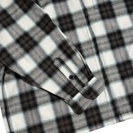 SHADOW PLAID ZIP SHIRTS JACKET