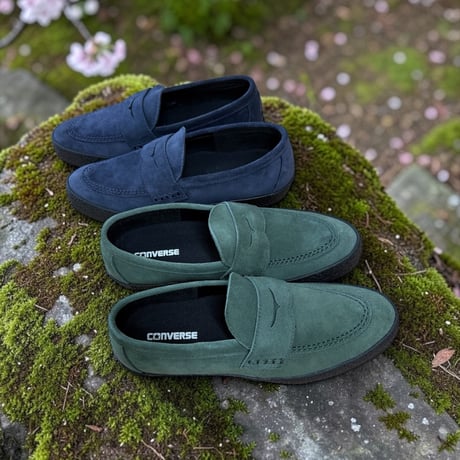 CONVERSE（コンバース） CS LOAFER II SK　ダークグリーン/ブラック