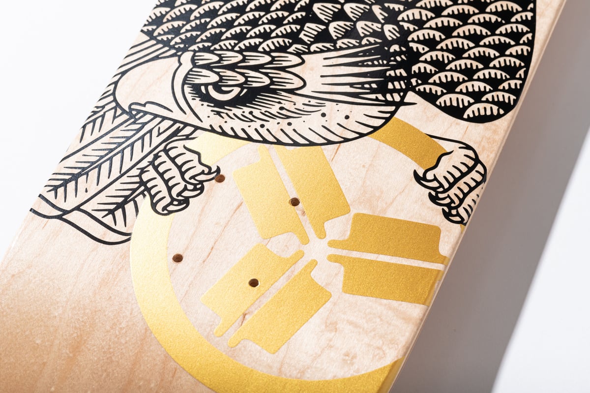 HAWK KAMON SKATE DECK （RUTSUBO× 遊鷹 ） | 坩堝-RUTSU