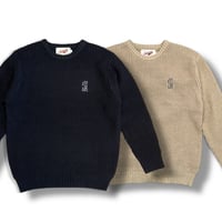 OG CREWNECK WAFFLE KNIT