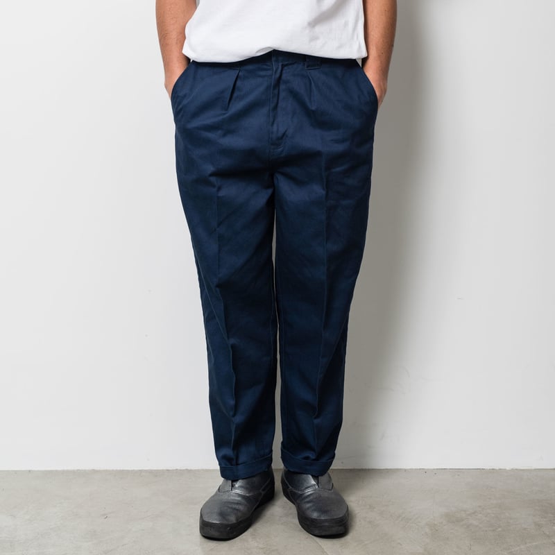 478 CHINO TUCK PANTS | 坩堝-RUTSUBO- ONLINE SHOP 478 CHINO TUCK PANTS | 坩堝-RUTSUBO- ONLINE SHOP