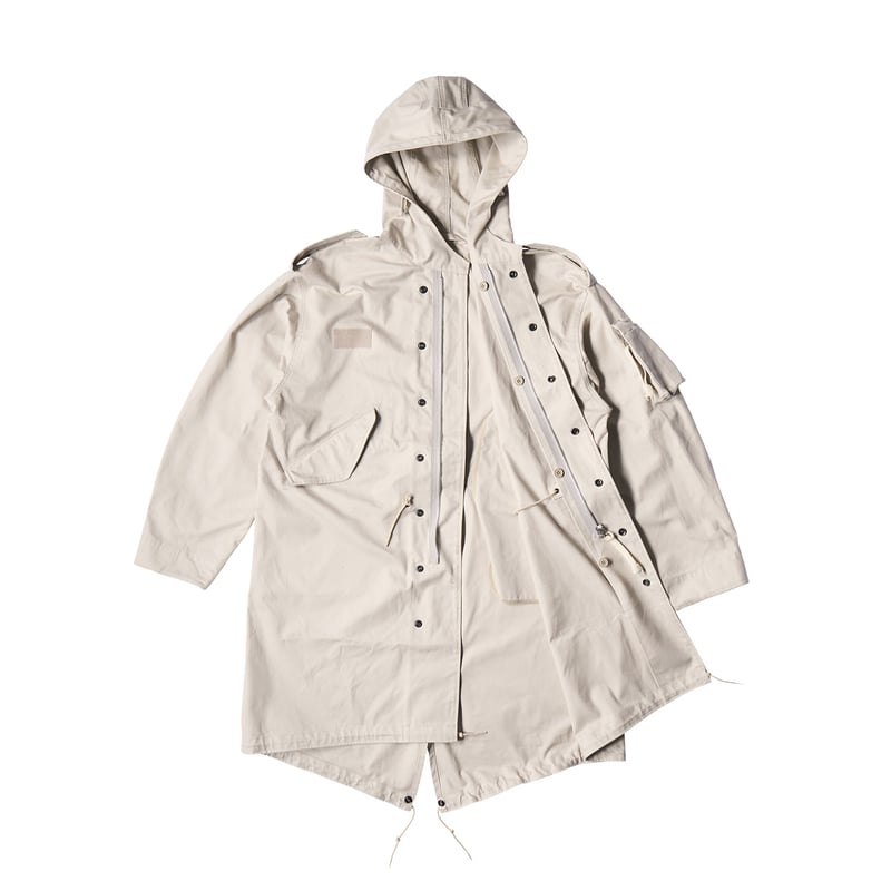 M51 HIGH DENSITY GABA SHELL PARKA | 坩堝-RUTSUBO- 