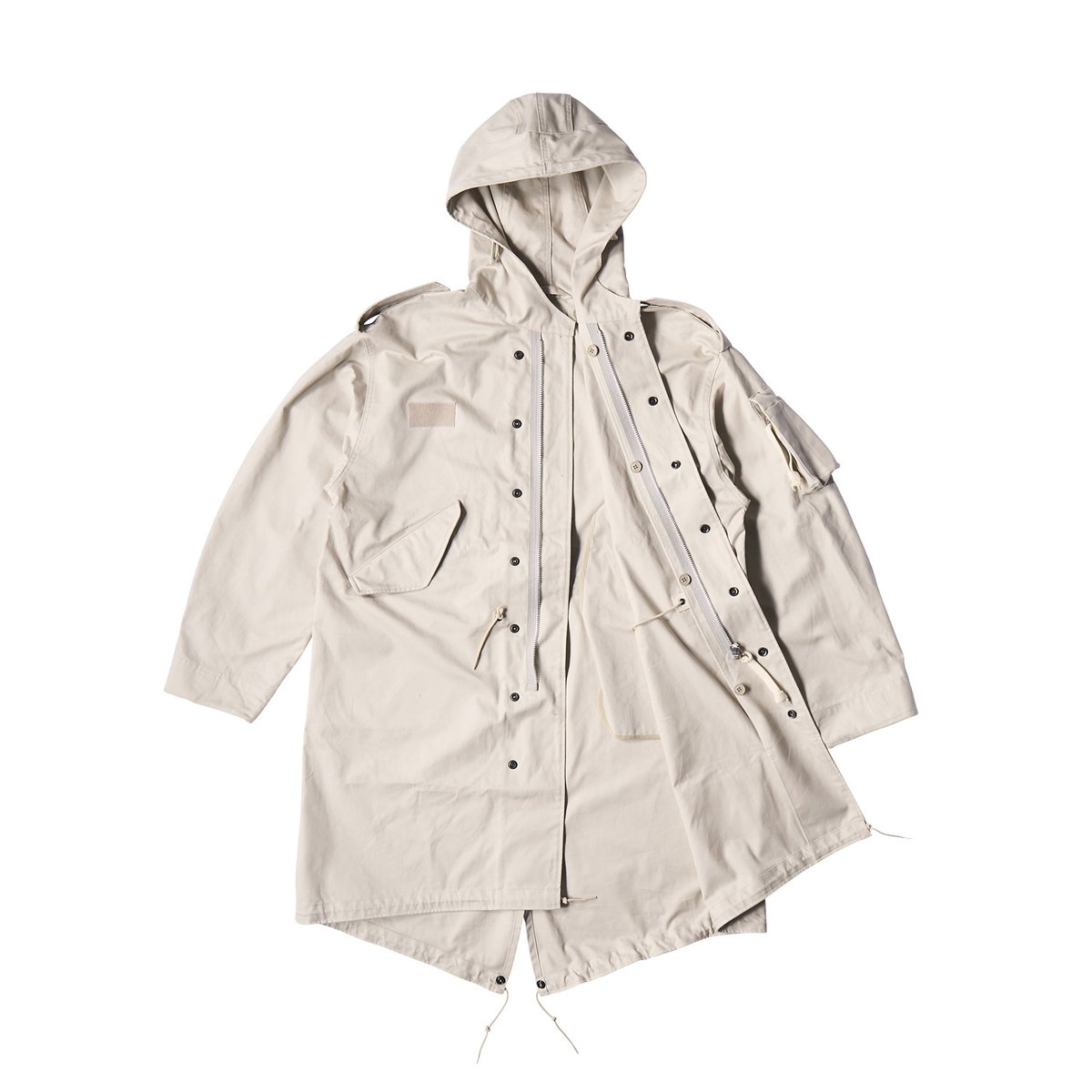 M51 HIGH DENSITY GABA SHELL PARKA | 坩堝-RUTSUBO-