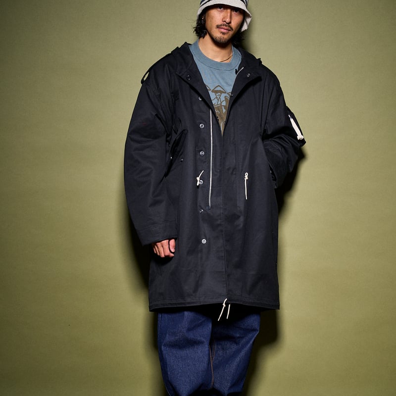 M51 HIGH DENSITY GABA SHELL PARKA | 坩堝-RUTSUBO-