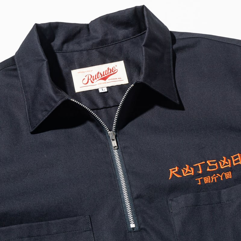 尺凶丁己凶日回 HALFZIP SHIRTS | 坩堝-RUTSUBO- ONLINE SHOP