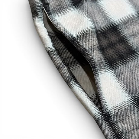 SHADOW PLAID ZIP SHIRTS JACKET