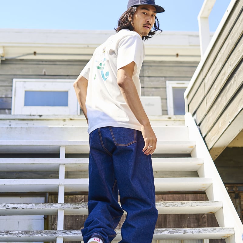 5 POCKET LOOSE DENIM PANTS | 坩堝-RUTSUBO- ONLINE