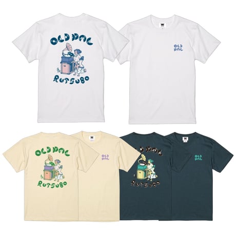 OLD PAL T-SHIRTS (RUTSUBO×YU SUDA）