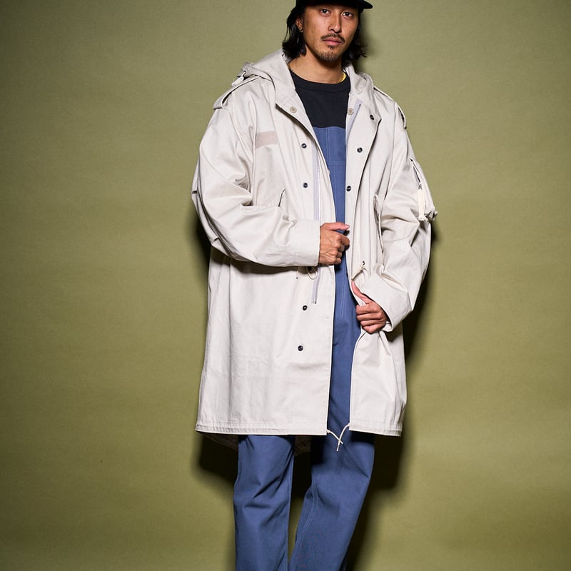 M51 HIGH DENSITY GABA SHELL PARKA | 坩堝-RUTSUBO-