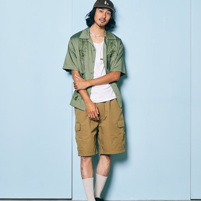 YUMYUM OPEN COLLAR SHIRT(ZECS) | 坩堝-RUTSUBO- ON YUMYUM OPEN COLLAR SHIRT(ZECS) | 坩堝-RUTSUBO- ON