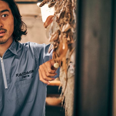 尺凶丁己凶日回  HALFZIP SHIRTS