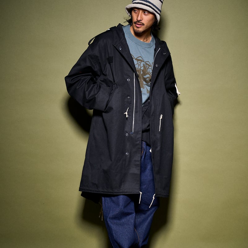 M51 HIGH DENSITY GABA SHELL PARKA | 坩堝-RUTSUBO-