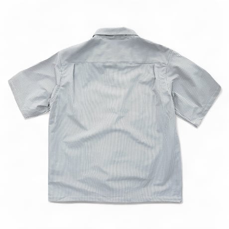 POLY DYED SEERSUCKER STRIPE S/S SHIRTS