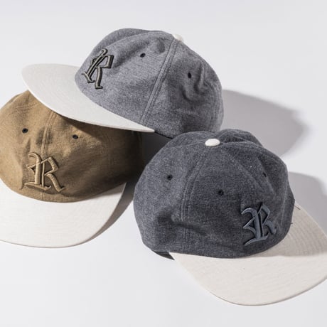 OLD R MELANGE 6PANEL CAP