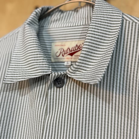 POLY DYED SEERSUCKER STRIPE S/S SHIRTS