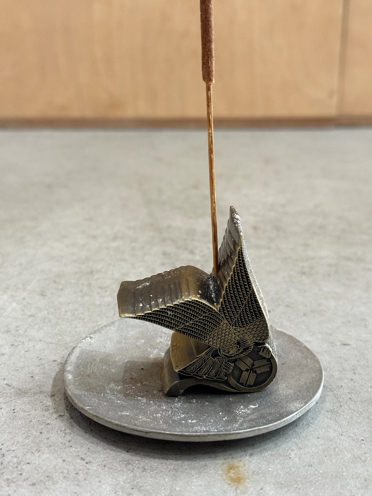 KAMON BRASS INCENSE STAND( 画工遊鷹 ) YUTAKA × RUTS