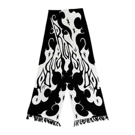Yu-Un JACQUARD SCARF （RUTSUBO× LOW MOROMI）