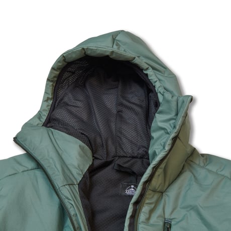 INSULATION HOOD ZIP JACKET  Color：GRAY / Size：S