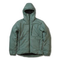 INSULATION HOOD ZIP JACKET  Color：GRAY / Size：S