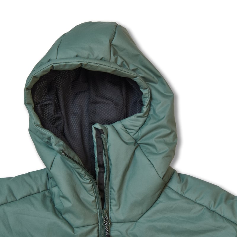 INSULATION HOOD ZIP JACKET / Color：GRAY | P.RHY