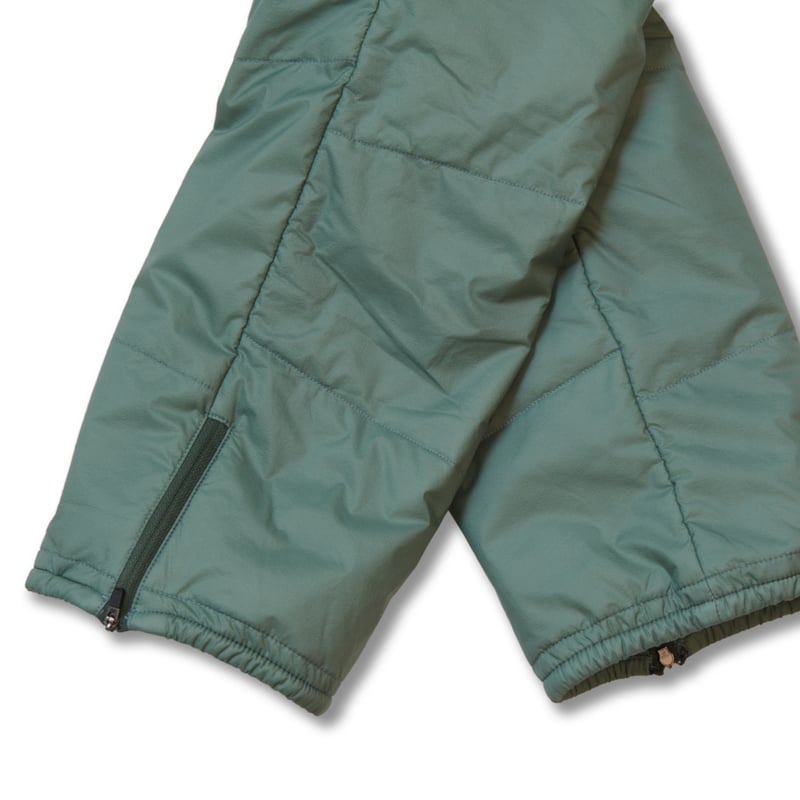 INSULATION LONG PANTS Color：J.GREEN | P.RHYTHM
