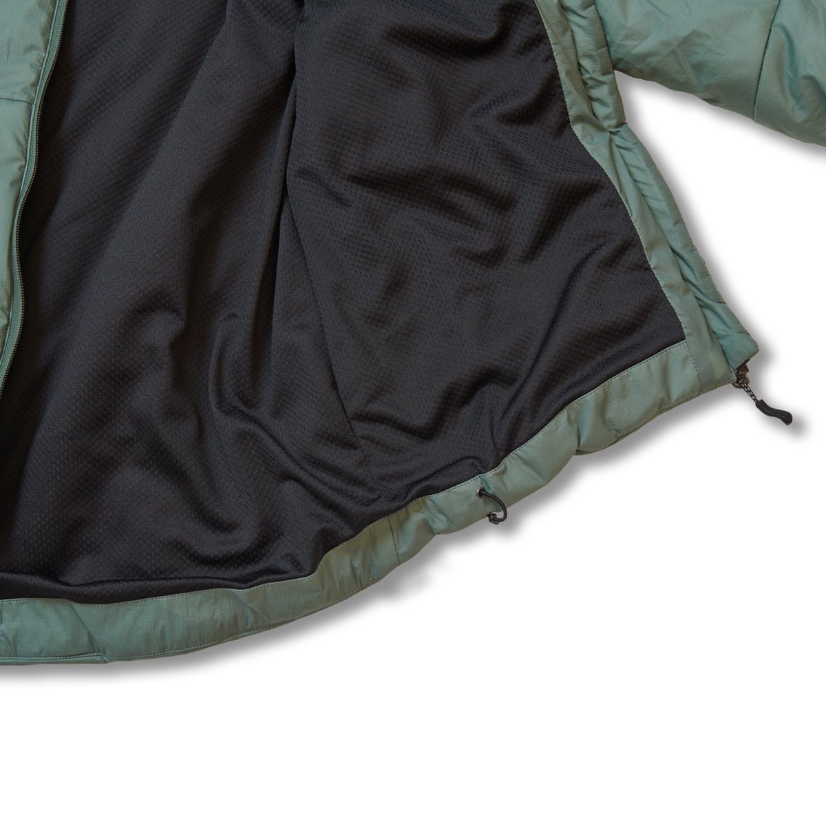 INSULATION HOOD ZIP JACKET / Color：J.GREEN/ SIZ