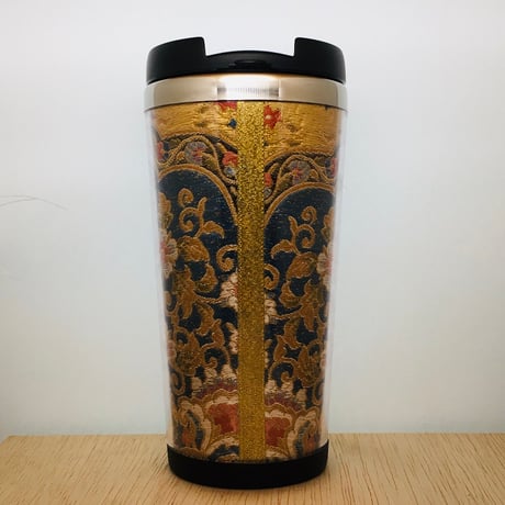 Kimono Tumbler "極 kiwami"   (k-04) 桐箱付