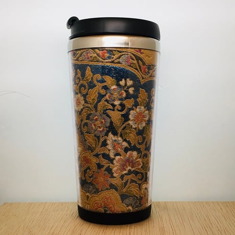 Kimono Tumbler "極 kiwami"   (k-04) 桐箱付