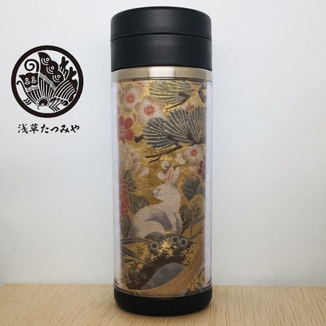 Kimono Tumbler "極 kiwami" (km-04) 桐箱付