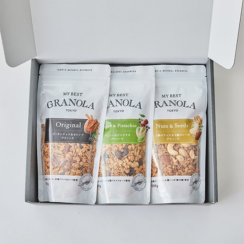 ギフトボックス | MY BEST GRANOLA | マイベストグラノーラ
