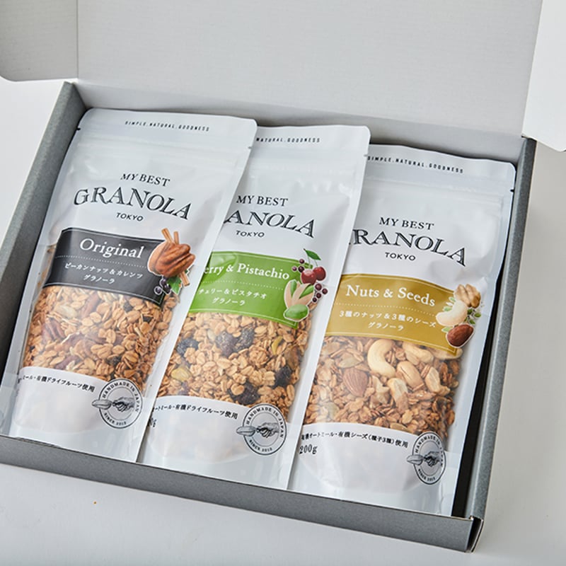 グラノーラ200g 定番3種セット | MY BEST GRANOLA | マイベスト