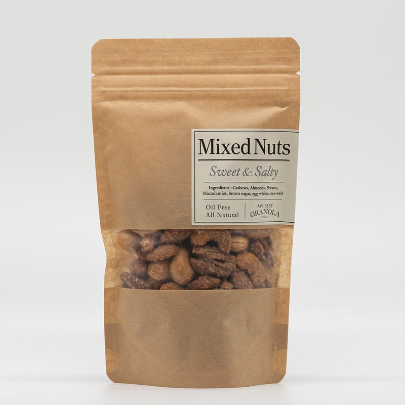 ミックスナッツ スイート＆ソルト 120g | MY BEST GRANOLA | マイベス